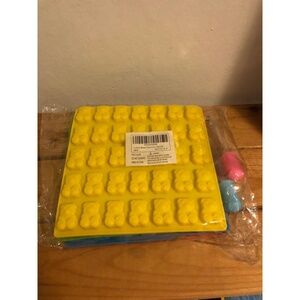 CAKETIME Kitchen Accessory Candy Mold Multicolor Gummy‎ Bear Silicone
